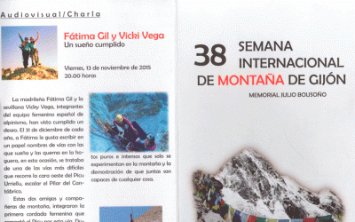 Conferencia, semana Internacional de montaña de Gijón