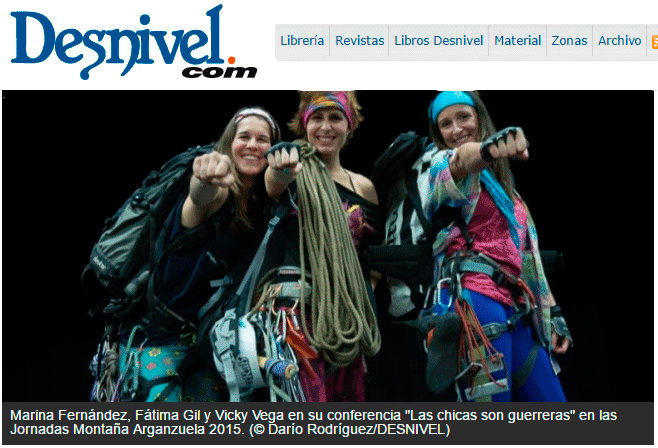 Conferencia «Las chicas son guerreras» Desnivel.com