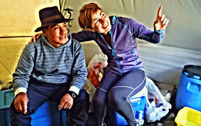 Las canchitas del Alpamayo